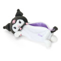 Japan Sanrio Original Plush Pencil Case - Kuromi - 3