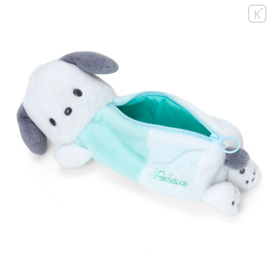 Japan Sanrio Original Plush Pencil Case - Pochacco - 3