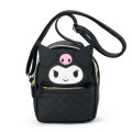 Japan Sanrio Original Face-shaped Shoulder Bag - Kuromi - 1