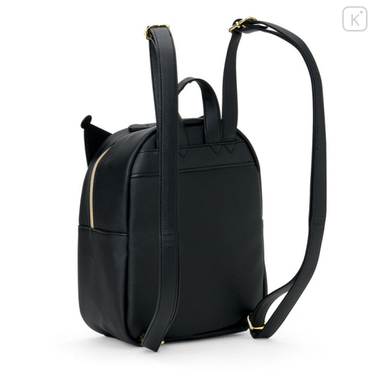 Japan Sanrio Original Face-shaped Backpack - Kuromi - 2