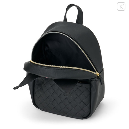 Japan Sanrio Original Face-shaped Backpack - Kuromi - 3