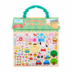 Japan Sanrio Original Playable Sticker Set - Keroppi & Pochacco & Pompompurin