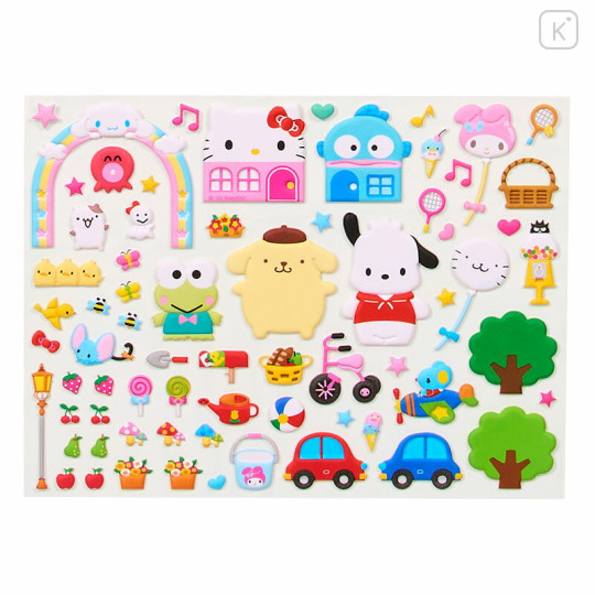 Japan Sanrio Original Playable Sticker Set - Keroppi & Pochacco & Pompompurin - 3