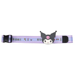 Japan Sanrio One-touch Suitcase Belt - Kuromi