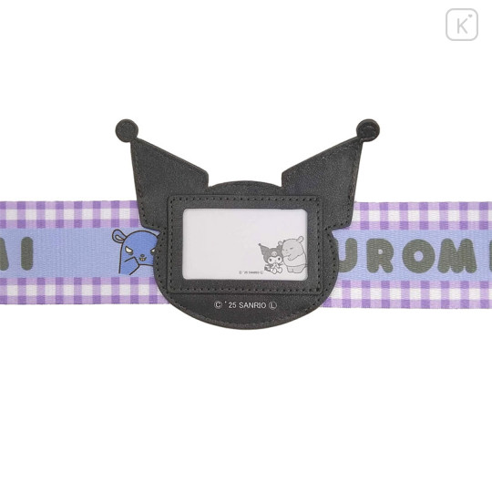 Japan Sanrio Suitcase Belt Luggage Strap - Kuromi - 3