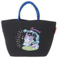 Japan Sanrio Rootote Deli Tote Bag - Kuromi : Flower Fairy Black - 1