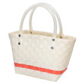 Japan Peanuts Rootote Basket Tote Bag With Pouch - Snoopy : Beige - 2
