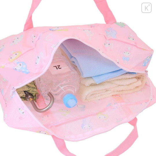 Japan Sanrio Travel Folding Boston Bag - My Melody : 50th Anniversary Pink - 3