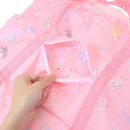Japan Sanrio Travel Folding Boston Bag - My Melody : 50th Anniversary Pink - 4