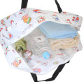 Japan Sanrio Travel Folding Boston Bag - Hello Kitty : Milk White - 3
