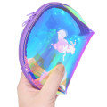 Japan Sanrio Aurora Clear Cosmetic Pouch - Kuromi - 2