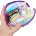 Japan Sanrio Aurora Clear Cosmetic Pouch - Kuromi - 3
