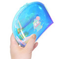 Japan Sanrio Aurora Clear Cosmetic Pouch - Hangyodon - 2