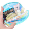 Japan Sanrio Aurora Clear Cosmetic Pouch - Hangyodon - 3