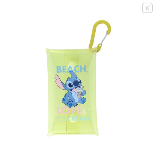 Japan Disney Clear Multi Case (S) - Stitch : Love Ice Cream - 1