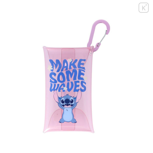 Japan Disney Clear Multi Case (S) - Stitch : Make Some Waves - 1