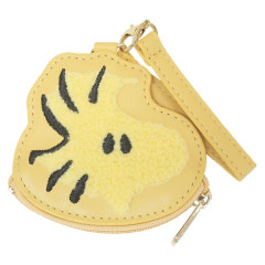 Japan Peanuts Embroidery Mini Pouch Bag Charm - Woodstock : Face