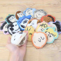 Japan Peanuts Embroidery Mini Pouch Bag Charm - Snoopy : Face - 3