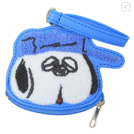 Japan Peanuts Embroidery Mini Pouch Bag Charm - Snoopy : Brother Olaf - 1