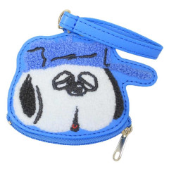 Japan Peanuts Embroidery Mini Pouch Bag Charm - Snoopy : Brother Olaf