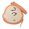 Japan Peanuts Embroidery Mini Pouch Bag Charm - Charlie Brown - 1
