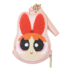 Japan The Powerpuff Girls Embroidery Mini Pouch Bag Charm - Blossom