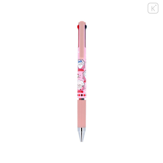 Japan Chiikawa Juice Up 3 Multi Gel Pen - Chiikawa & Hachiware & Rakko : Strawberry Pink - 1