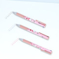 Japan Chiikawa Juice Up 3 Multi Gel Pen - Chiikawa & Hachiware & Rakko : Strawberry Pink - 5
