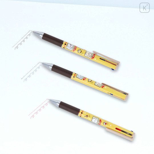 Japan Chiikawa Juice Up 3 Multi Gel Pen - Chiikawa & Momonga & Usagi : Pudding - 5