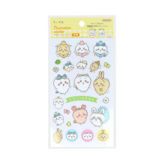 Japan Chiikawa Easy Rub Cloth Sticker - Chiikawa : Flower Fairy
