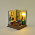 Japan Disney Store LED Light Clock Miniature Figure - Scrump & Stitch : Stitch Day Collection - 2
