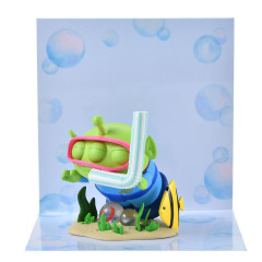 Japan Disney Store Mascot Figure - Little Green Men Aliens : Summer Figure Diving