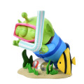 Japan Disney Store Mascot Figure - Little Green Men Aliens : Summer Figure Diving - 2