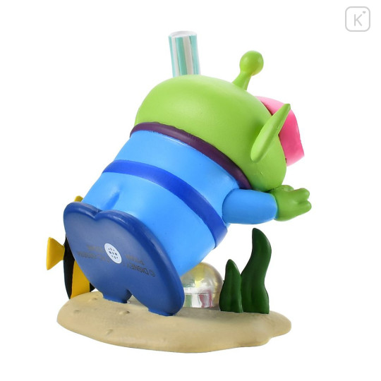 Japan Disney Store Mascot Figure - Little Green Men Aliens : Summer Figure Diving - 3