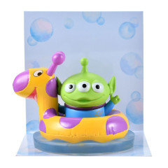 Japan Disney Store Mascot Figure - Little Green Men Aliens : Summer Figure Giraffe Float