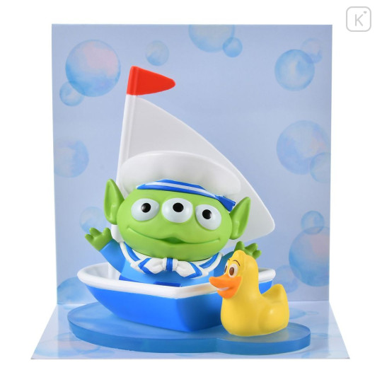 Japan Disney Store Mascot Figure - Little Green Men Aliens : Summer Figure Yacht - 1