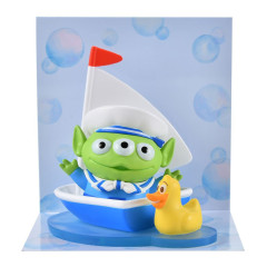 Japan Disney Store Mascot Figure - Little Green Men Aliens : Summer Figure Yacht