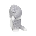 Japan Mofusand Standing Mascot Plush Toy - Workplace Intervention Team Nyan Cat : Grey White - 7