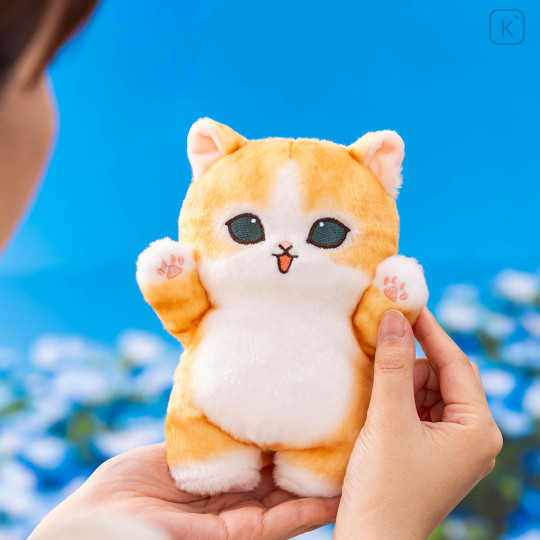 Japan Mofusand Standing Mascot Plush Toy - Workplace Intervention Team Nyan Tortoiseshell Cat : Calico - 3