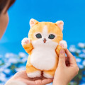 Japan Mofusand Standing Mascot Plush Toy - Workplace Intervention Team Nyan Tortoiseshell Cat : Calico - 3