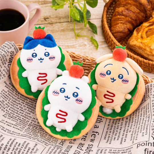 Japan Chiikawa Mascot Holder - Chiikawa : Chiikawa Bakery Sandwich - 2