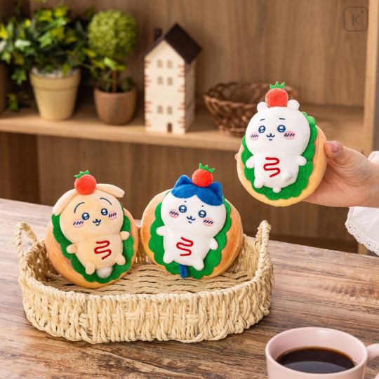 Japan Chiikawa Mascot Holder - Usagi : Chiikawa Bakery Sandwich - 3