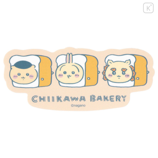 Japan Chiikawa Vinyl Sticker - Kurimanju & Shisa & Usagi : Chiikawa Bakery Bread Trio - 1