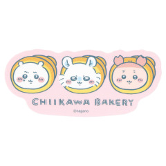 Japan Chiikawa Vinyl Sticker - Chiikawa & Furuhonya Kani-chan & Momonga : Chiikawa Bakery Cornet Bread