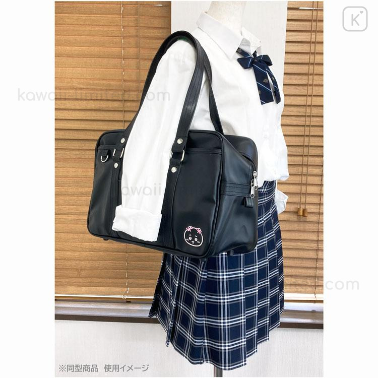 ハチワレ様　curTブラック Japan Chiikawa School Bag - Hachiware : Black | Kawaii Limited