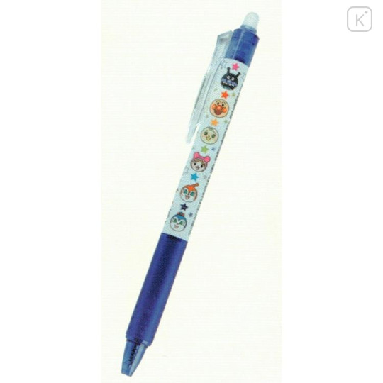 Japan Anpanman FriXion Ball Knock Erasable Gel Pen - Blue - 1