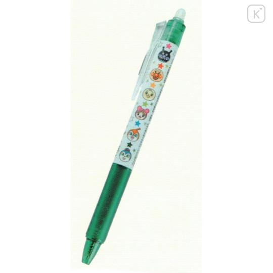 Japan Anpanman FriXion Ball Knock Erasable Gel Pen - Green - 1