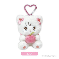 Japan Mikko Illustrations Mascot Holder - Mousse Ribbon