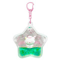 Japan Sanrio Floating Sequins Keychain - Gaopowerroo : Star Green - 1