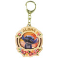 Japan Disney Wood Keychain - Lilo & Stitch : Live Action Movie Scene - 1